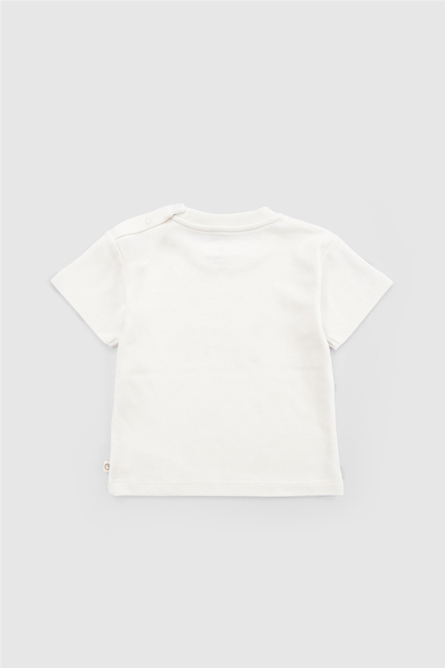 Little Gusto Unisex White Tshirt Little Gusto Unisex White Tshirt 