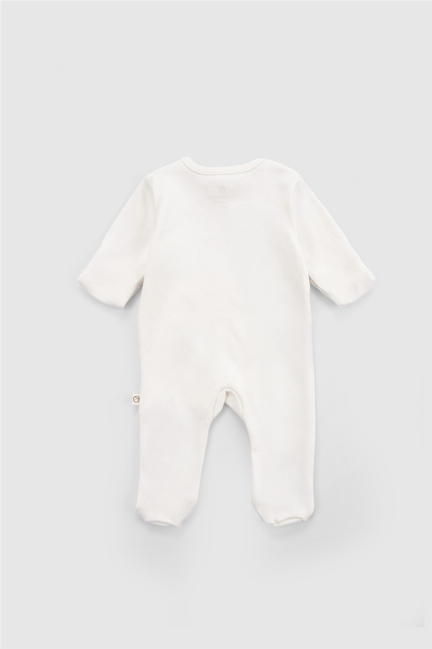 Little Gusto Unisex White Overall Little Gusto Unisex White Overall 