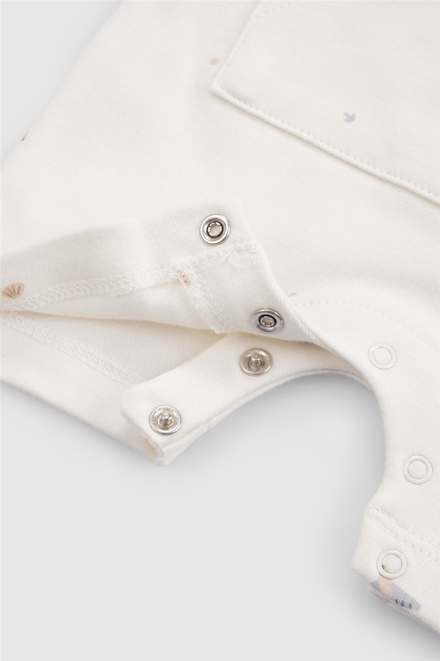 Little Gusto Unisex White Overall Little Gusto Unisex White Overall 