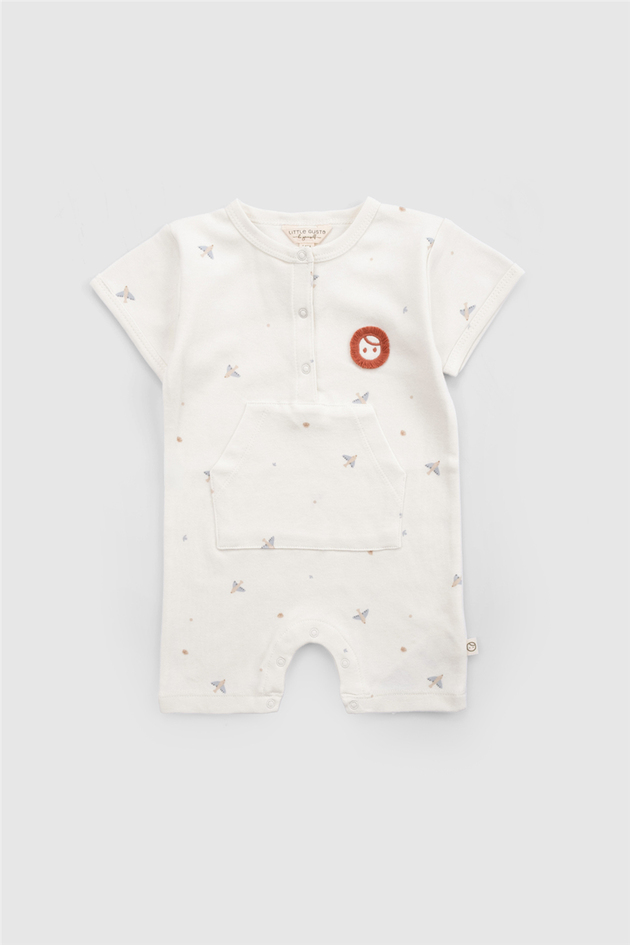 Little Gusto Unisex White Overall Little Gusto Unisex White Overall 