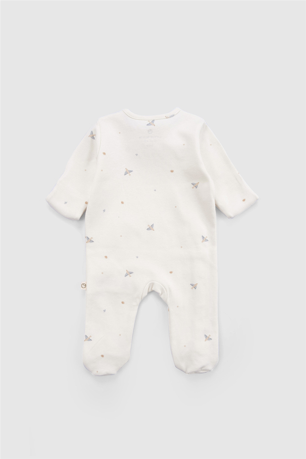 Little Gusto Unisex White Overall Little Gusto Unisex White Overall 
