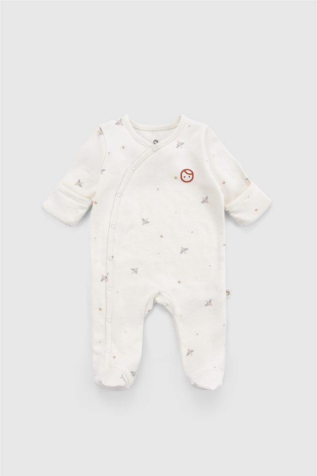Little Gusto Unisex White Overall Little Gusto Unisex White Overall 