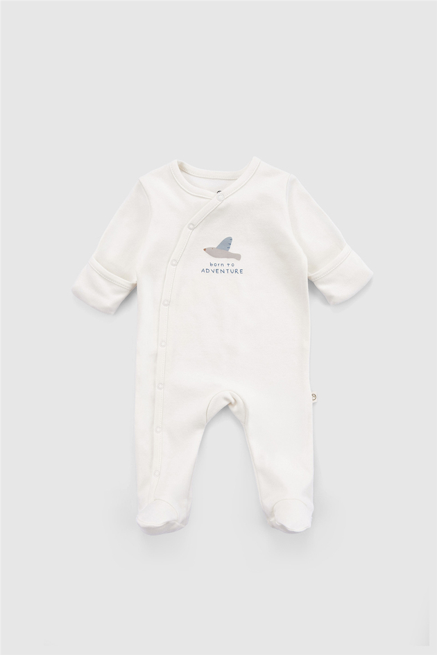 Little Gusto Unisex White Overall Little Gusto Unisex White Overall 