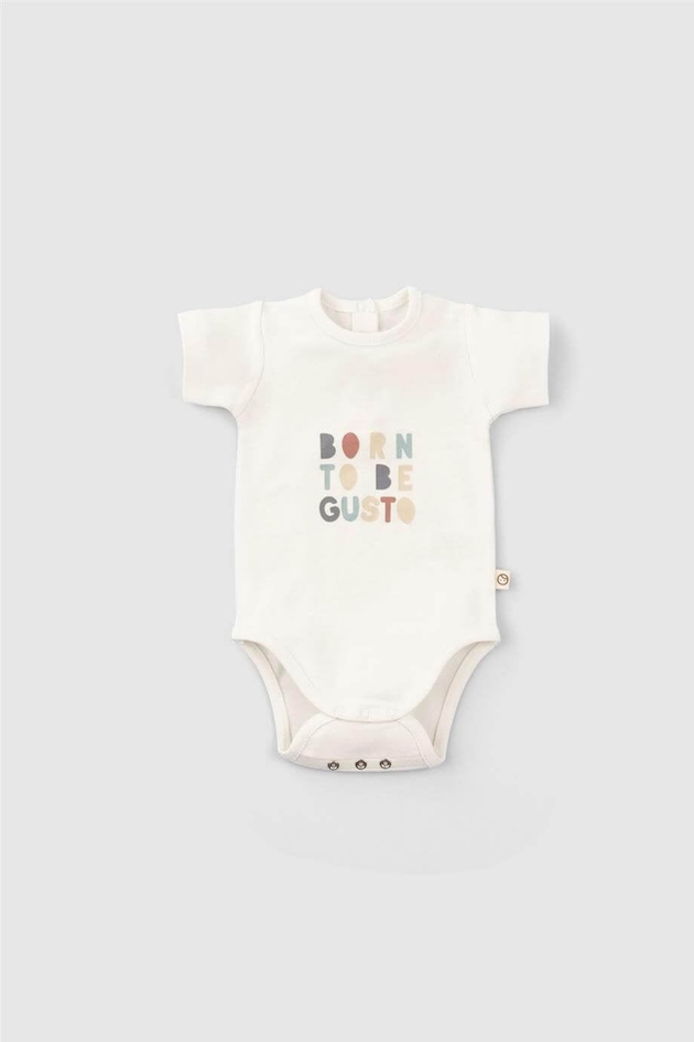 Little Gusto Unisex Desenli BodyLittle Gusto Unisex Desenli Body