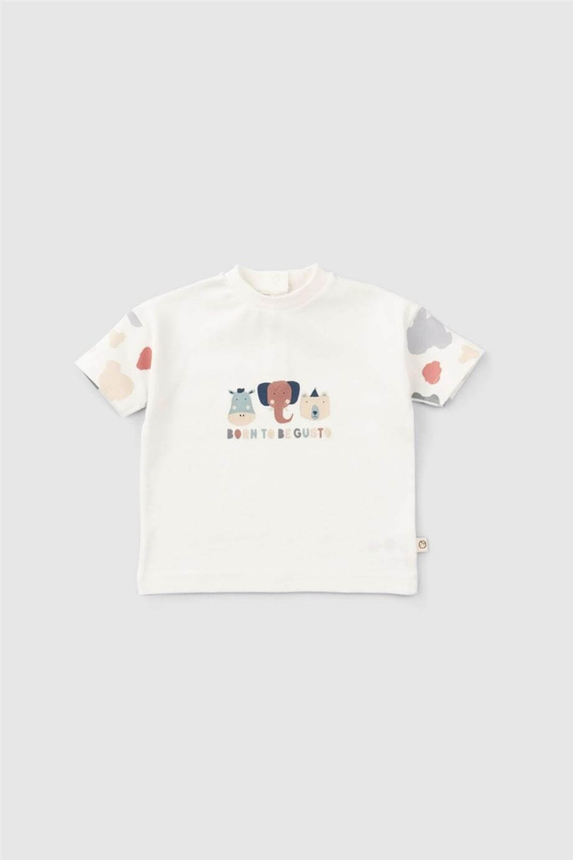 Little Gusto Unisex Desenli Şort TakımLittle Gusto Unisex Desenli Şort Takım