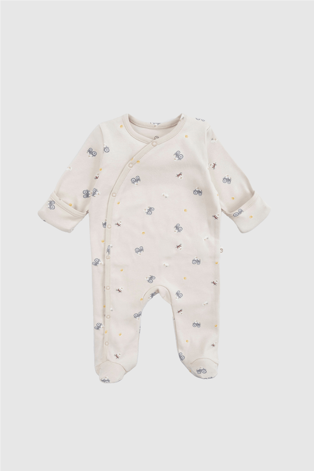 Little Gusto Unisex Ekru TulumLittle Gusto Unisex Ekru Tulum