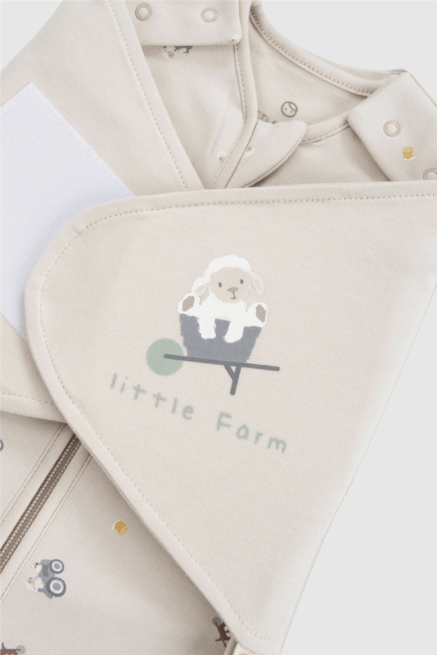 Little Gusto Unisex Ecru Sleeping BagLittle Gusto Unisex Ecru Sleeping Bag