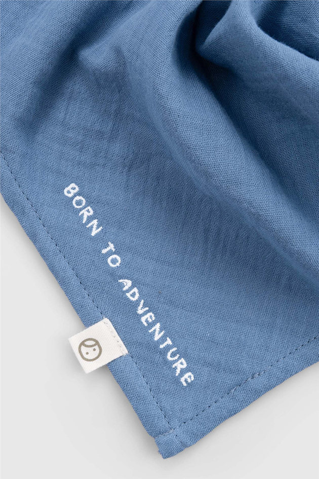 Little Gusto Unisex Blue Scarf Little Gusto Unisex Blue Scarf 