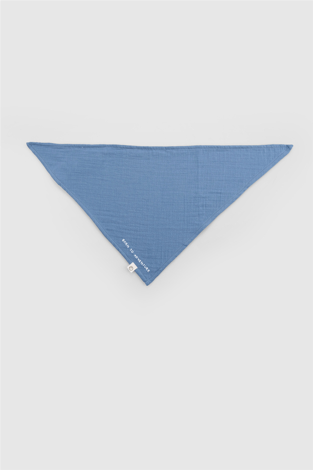 Little Gusto Unisex Blue Scarf Little Gusto Unisex Blue Scarf 