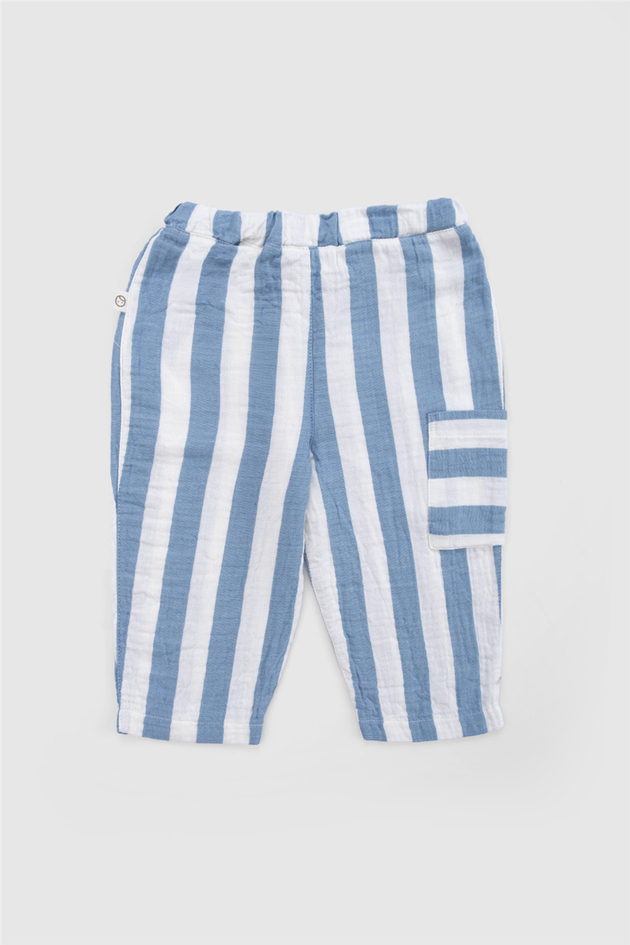 Little Gusto Unisex Blue Trousers Little Gusto Unisex Blue Trousers 