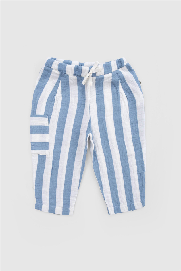 Little Gusto Unisex Blue Trousers Little Gusto Unisex Blue Trousers 