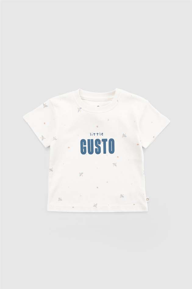 Little Gusto Unisex Blue Shorts SuitLittle Gusto Unisex Blue Shorts Suit