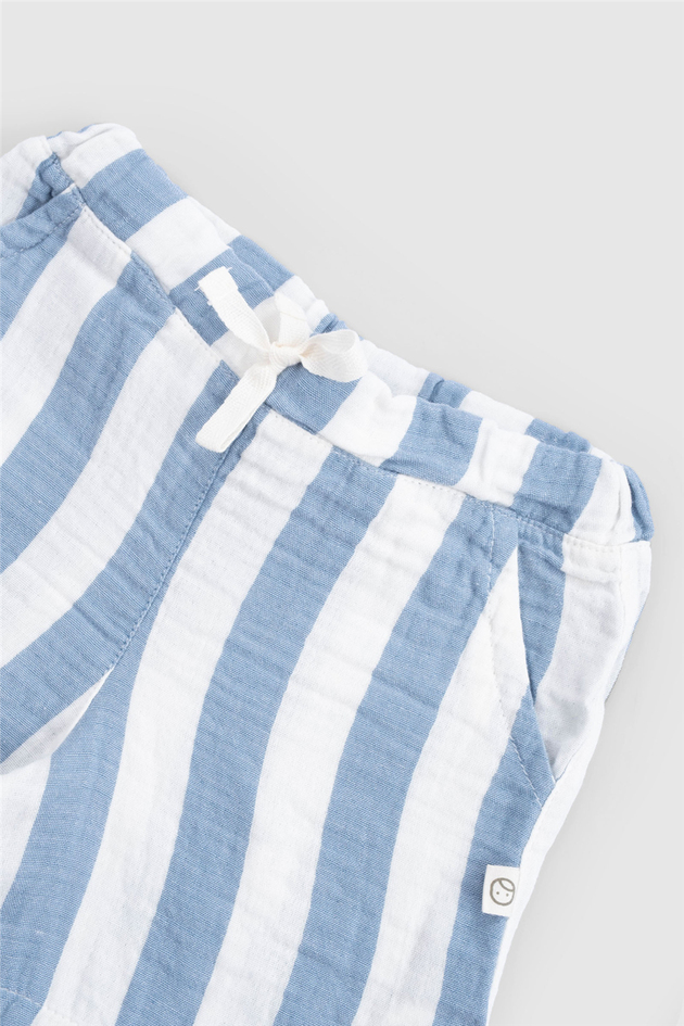 Little Gusto Unisex Blue Shorts SuitLittle Gusto Unisex Blue Shorts Suit