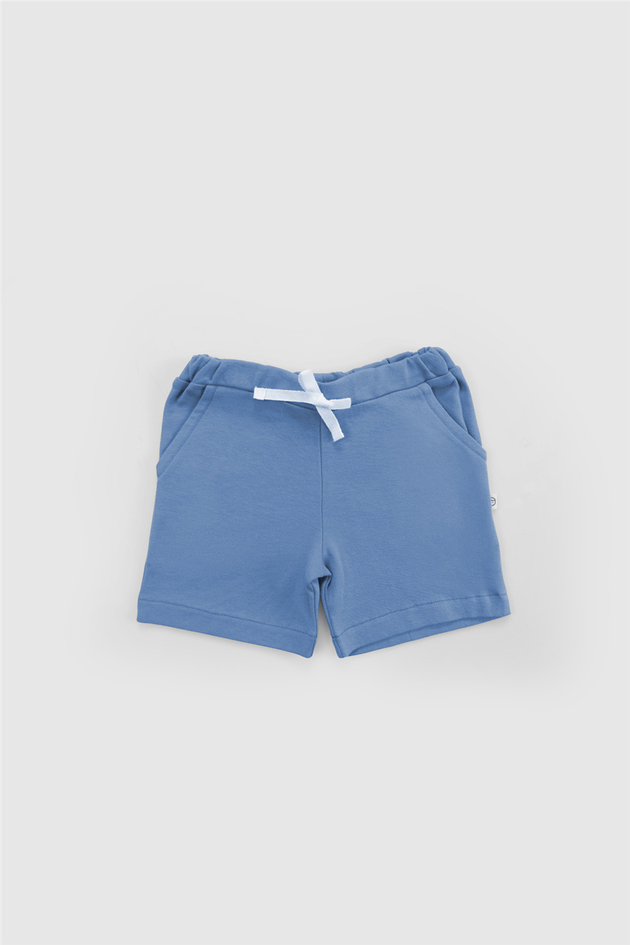 Little Gusto Unisex Blue Shorts SuitLittle Gusto Unisex Blue Shorts Suit