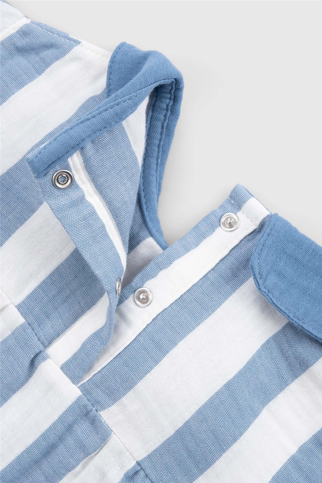 Little Gusto Unisex Blue Overall Little Gusto Unisex Blue Overall 