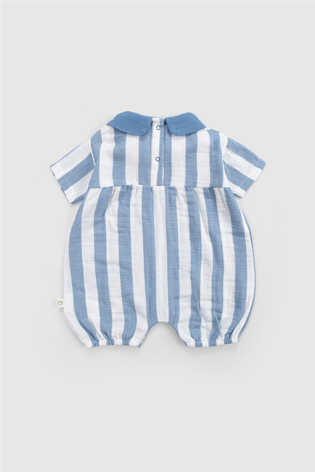 Little Gusto Unisex Blue Overall Little Gusto Unisex Blue Overall 