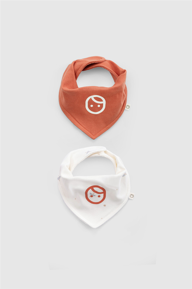 Little Gusto Unisex Orange BibLittle Gusto Unisex Orange Bib