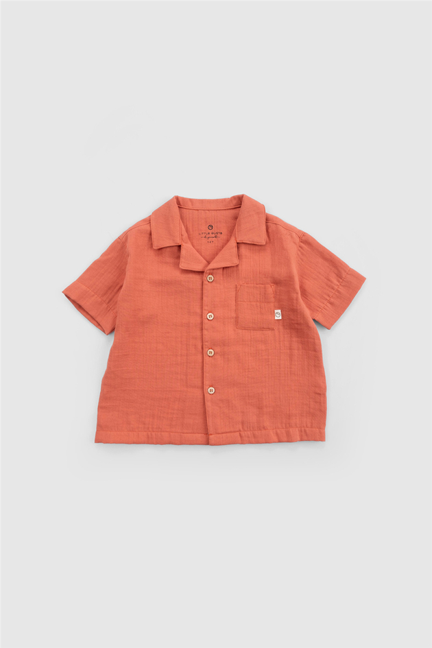 Little Gusto Unisex Turuncu Şort TakımLittle Gusto Unisex Turuncu Şort Takım
