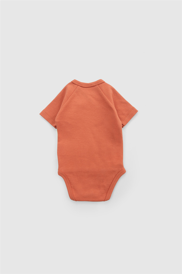Little Gusto Unisex Orange BodysuitLittle Gusto Unisex Orange Bodysuit