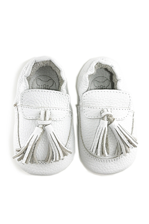  Unisex White Bootees Unisex White Bootees