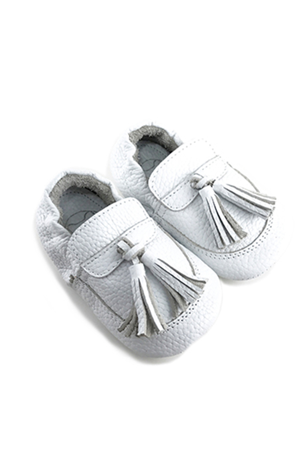  Unisex White Bootees Unisex White Bootees