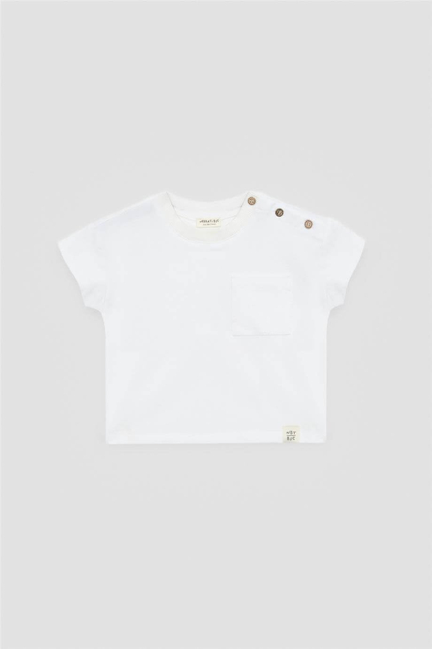 NBT BSC Erkek Bebek Beyaz TshirtNBT BSC Erkek Bebek Beyaz Tshirt