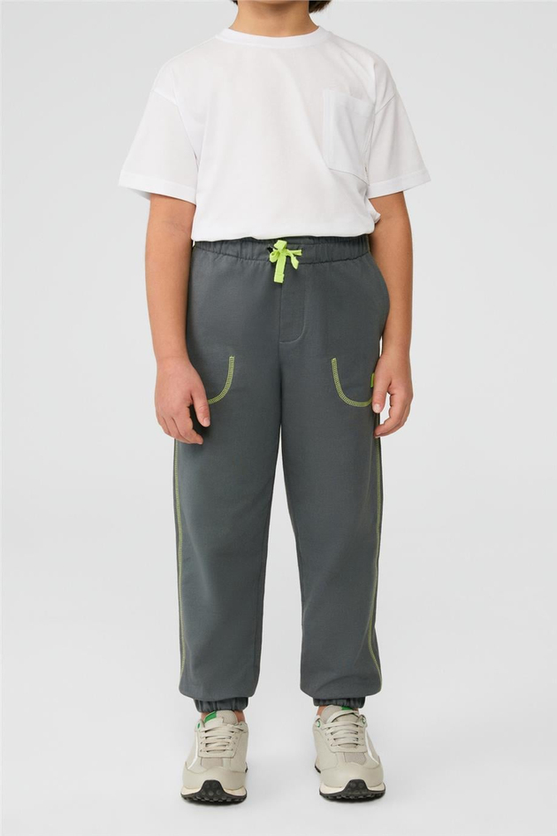  Boy Anthracite Tracksuit Bottom Boy Anthracite Tracksuit Bottom