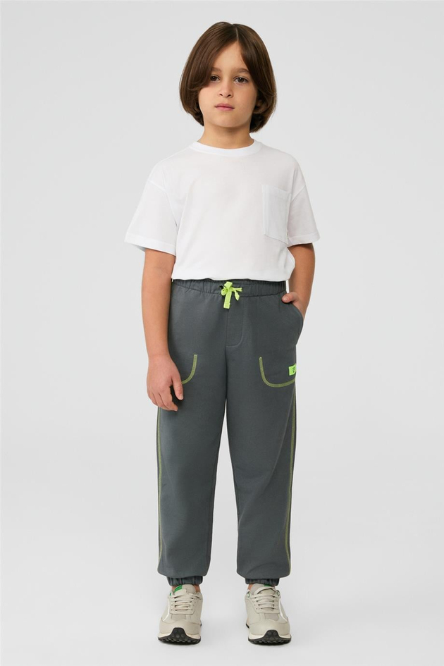  Boy Anthracite Tracksuit Bottom Boy Anthracite Tracksuit Bottom