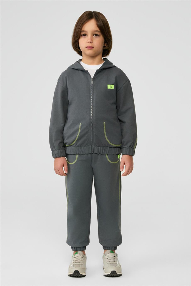  Boy Anthracite Tracksuit Top Boy Anthracite Tracksuit Top