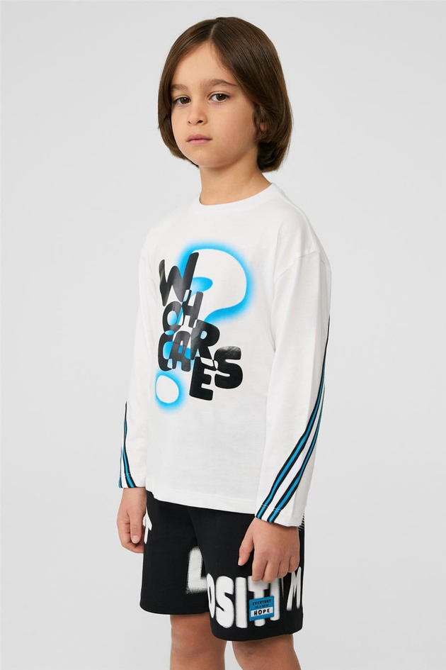 NBT Erkek Çocuk Beyaz TshirtNBT Erkek Çocuk Beyaz Tshirt