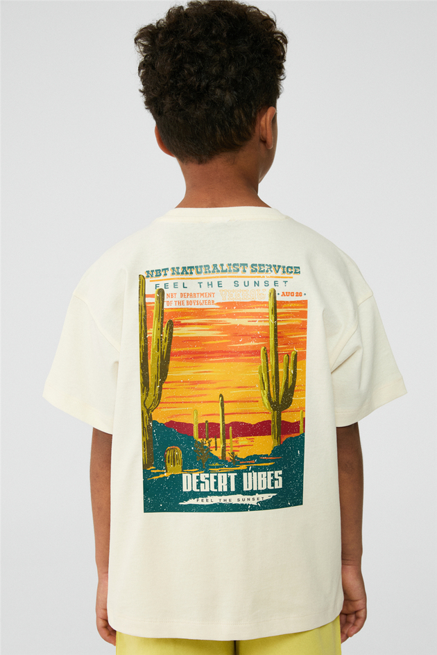  Boy Ecru Tshirt Boy Ecru Tshirt
