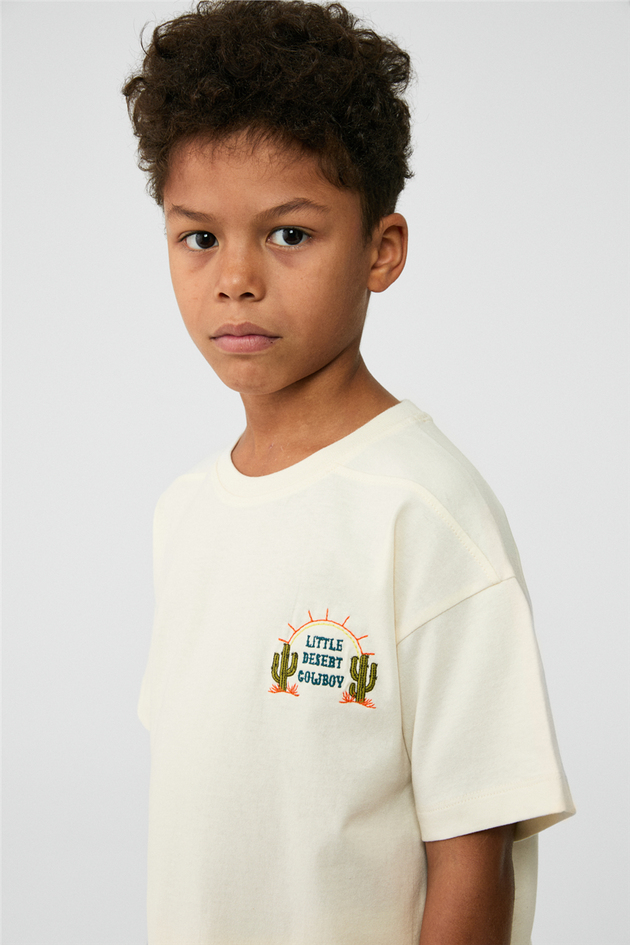  Boy Ecru Tshirt Boy Ecru Tshirt