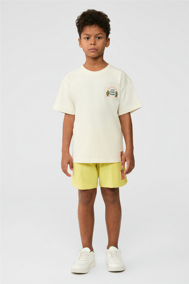  Boy Ecru Tshirt Boy Ecru Tshirt
