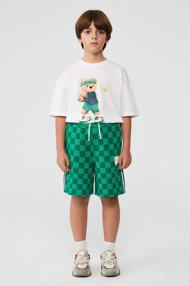  Boy Green Shorts Boy Green Shorts