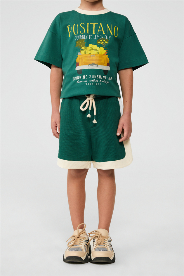  Boy Green Shorts Boy Green Shorts