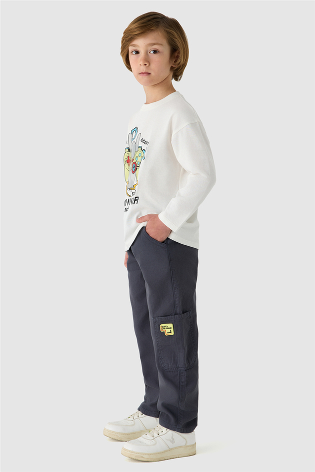 NBT Jeans Erkek Çocuk Beyaz TshirtNBT Jeans Erkek Çocuk Beyaz Tshirt
