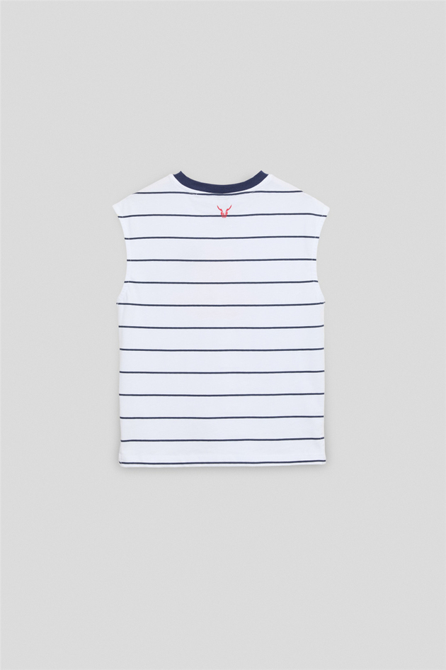  Boy Striped Undershirt Boy Striped Undershirt