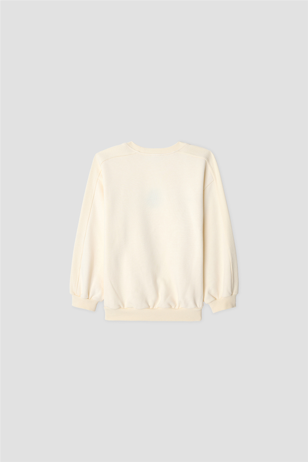 NBT Jeans Erkek Çocuk Ekru SweatshirtNBT Jeans Erkek Çocuk Ekru Sweatshirt