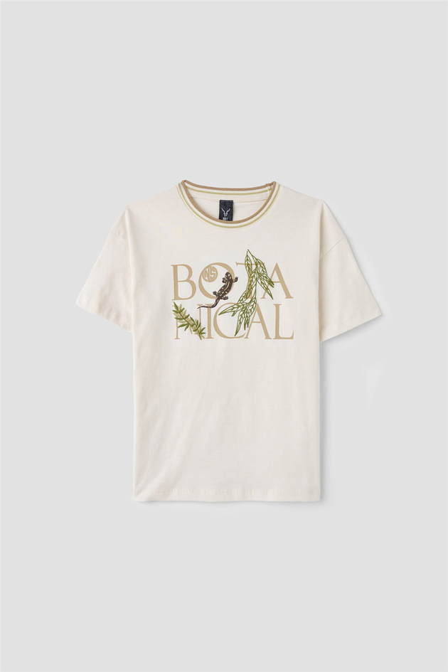  Boy Ecru Tshirt Boy Ecru Tshirt