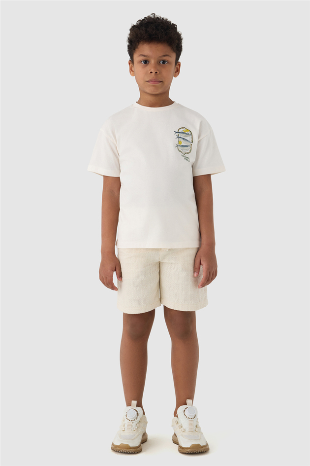  Boy Ecru Tshirt Boy Ecru Tshirt