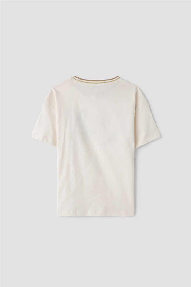  Boy Ecru Tshirt Boy Ecru Tshirt