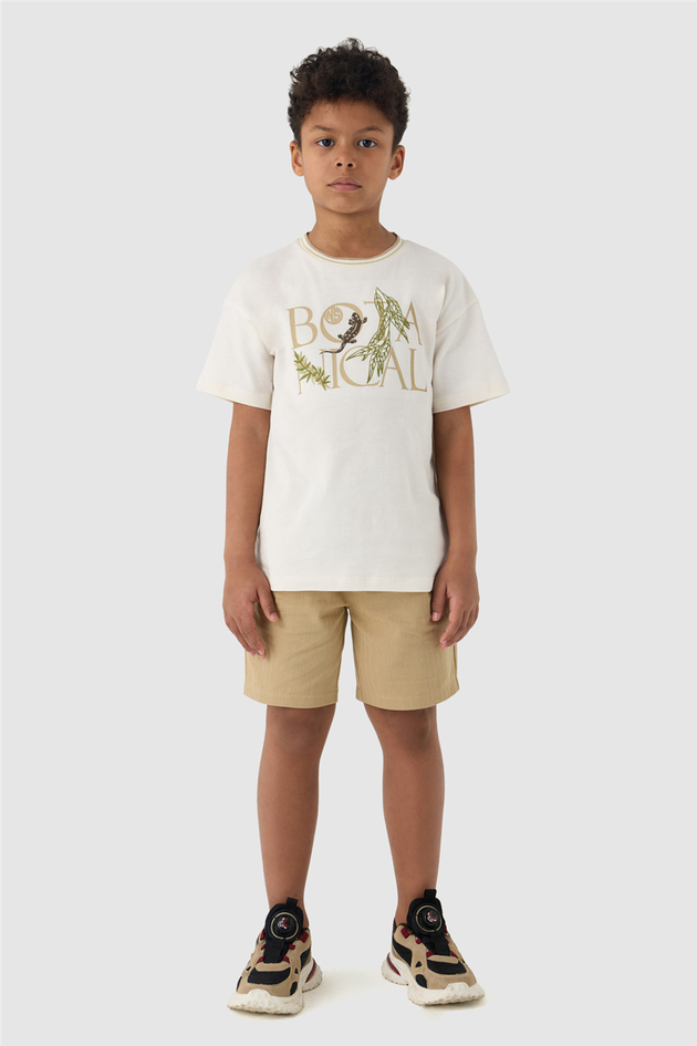  Boy Ecru Tshirt Boy Ecru Tshirt