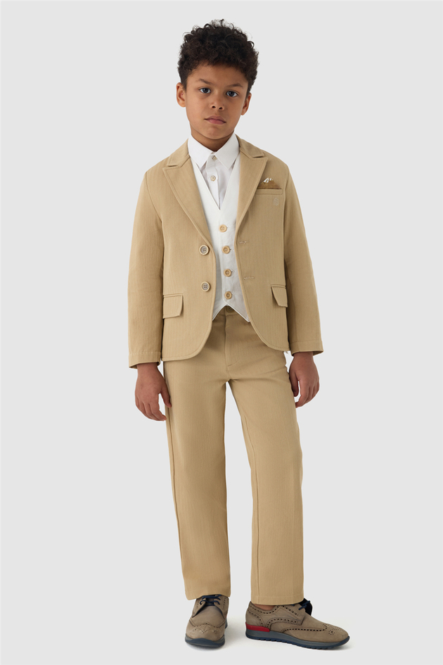  Boy Brown Jacket  Boy Brown Jacket 