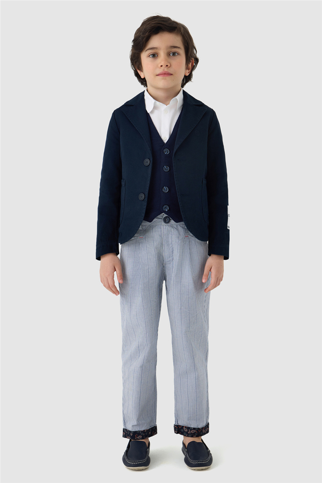  Boy Navy Blue Jacket Boy Navy Blue Jacket