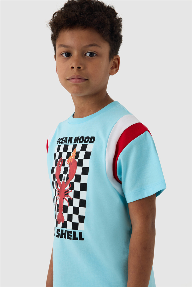 NBT Jeans Erkek Çocuk Mavi TshirtNBT Jeans Erkek Çocuk Mavi Tshirt