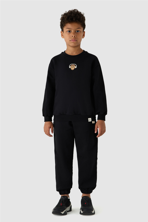 NBT Jeans Erkek Çocuk Siyah SweatshirtNBT Jeans Erkek Çocuk Siyah Sweatshirt