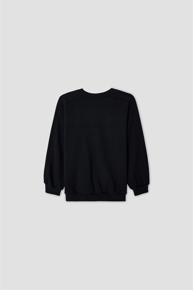 NBT Jeans Erkek Çocuk Siyah SweatshirtNBT Jeans Erkek Çocuk Siyah Sweatshirt