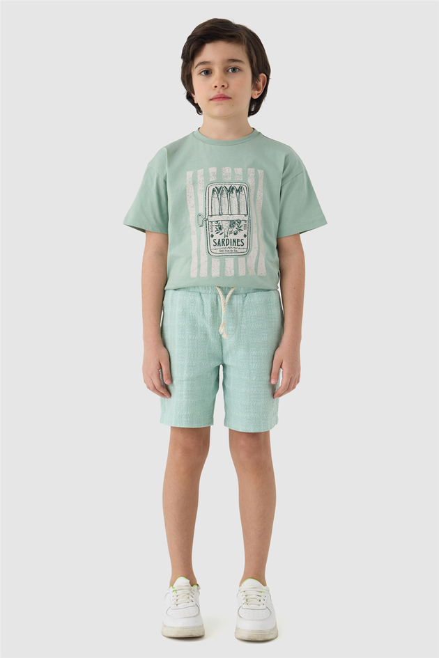  Boy Green Shorts Boy Green Shorts