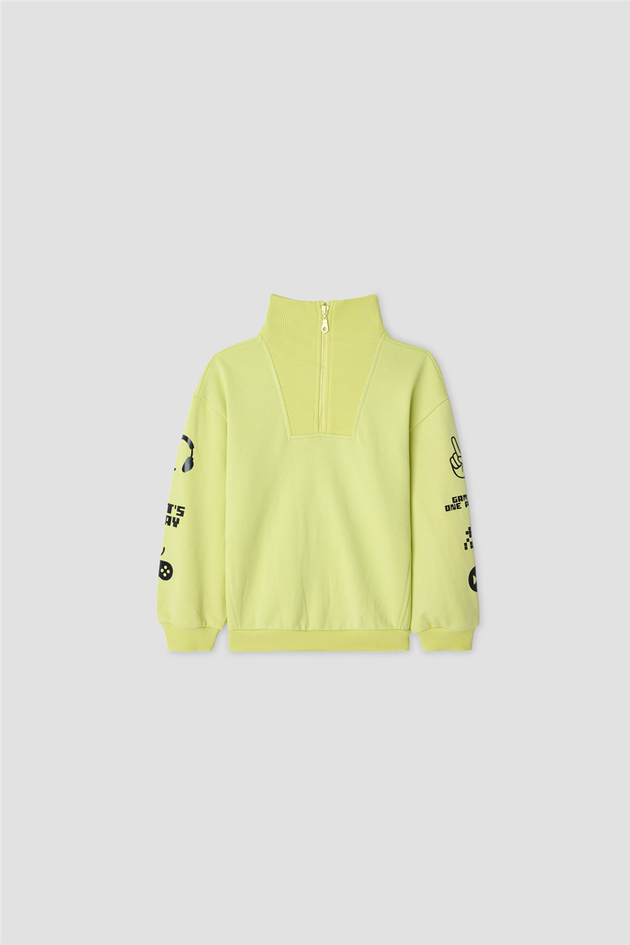 NBT Jeans Erkek Çocuk Yeşil SweatshirtNBT Jeans Erkek Çocuk Yeşil Sweatshirt
