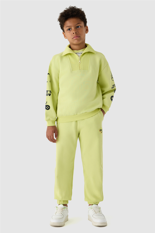 NBT Jeans Erkek Çocuk Yeşil SweatshirtNBT Jeans Erkek Çocuk Yeşil Sweatshirt